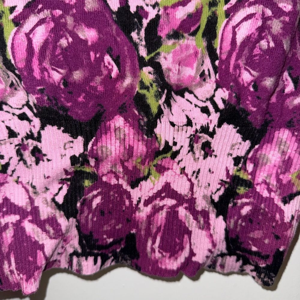 Forever 21 Pink Floral Crop Top - Picture 5 of 6